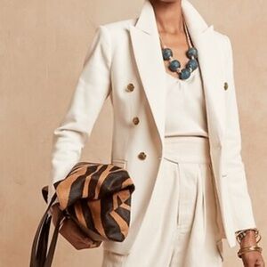 Banana Republic Honeycomb Captains Blazer